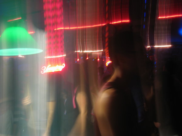 A blurrrry Friday night. Brian beat some youngin' in eight ball.