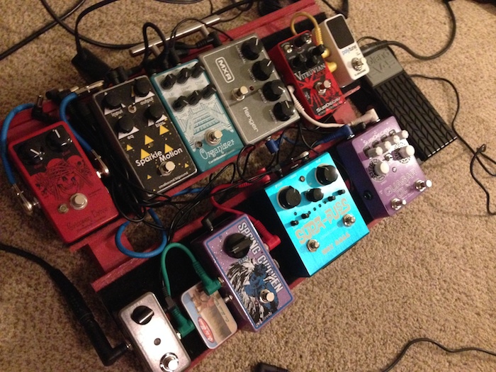 Polytune Mini>Vitruvian Mod>Quasar DLX>M-117r>Organizer>Sparkle Motion>Crimson Drive>Supa Puss>Spring Chicken>Ditto