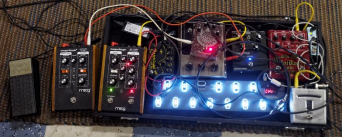 Pedals for Fuzzifer bass use.