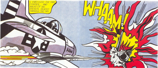 Roy Lichtenstein, "Whaam!," 1963
