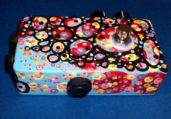 Laura Bennett painted Properboy Pollute pedal. This thang is PURDY!