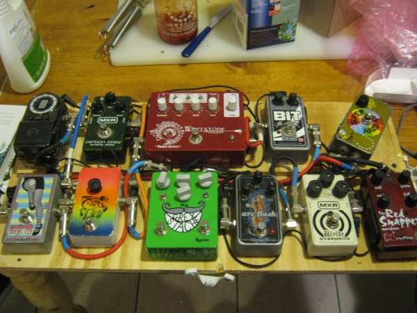 My board for the tour