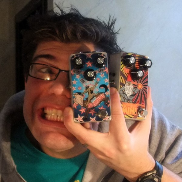 Yes, I look like Quasimodo on drugs. That's how I always look when getting new pedals. The doctors say it's incurable. Don't judge me!