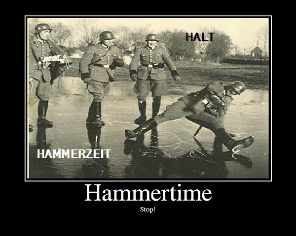 STOP - it's Hammer time